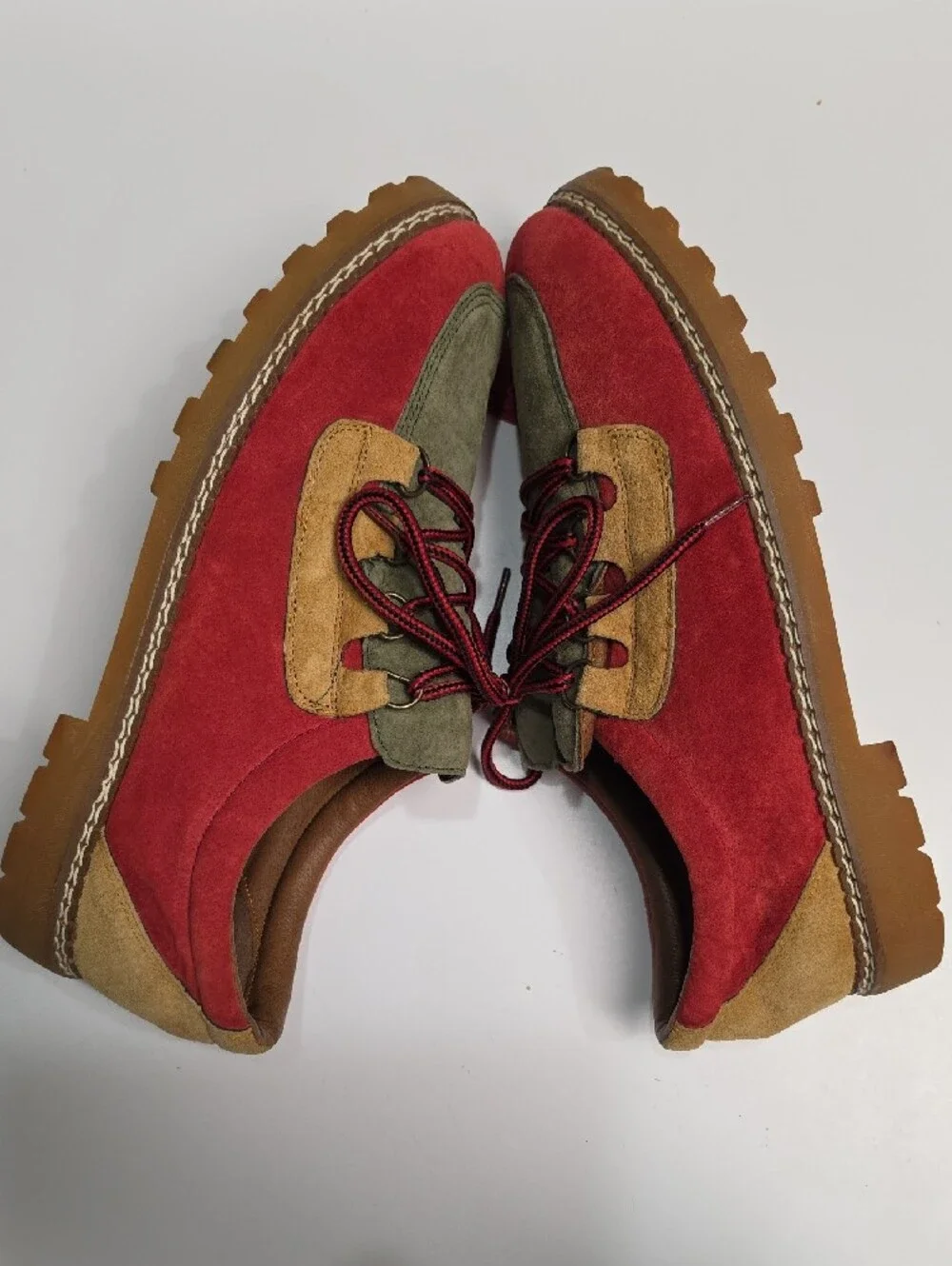 Subterrain Vintage Suede Tyrolean Walking Shoes Y2K Gorpcore Low Top - Size 11D